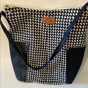 Handmade by Totes Adorbs  Houndstooth Tote